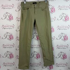 Banana Republic pants bottoms green military Khaki Denim Pants premium denim